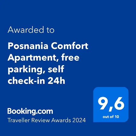Posnania Comfort Apartment, Free Parking, Self Check-in 24h Poznań